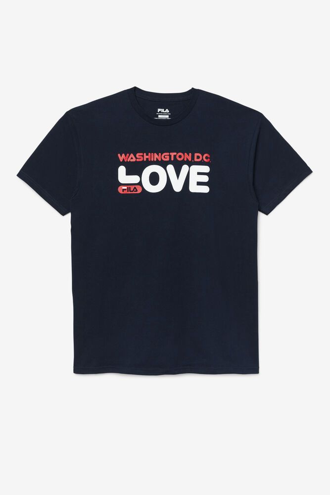 Fila Tričko Panske Washington D.C. Love Námornícka Modrá - PHZTC7423